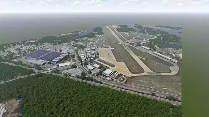 Martin State Airport 3D model