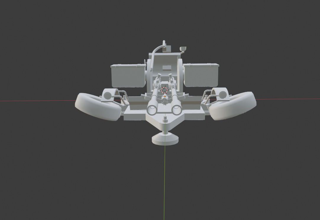 ZU-23-2 Twin barreled Anti Air  Free 3D model_3