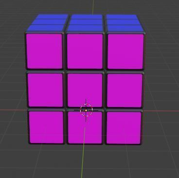 Rubiks Cube 3x3 3D model_2