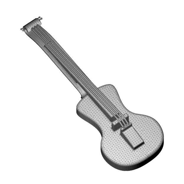 Classic Violin 3D print model_2