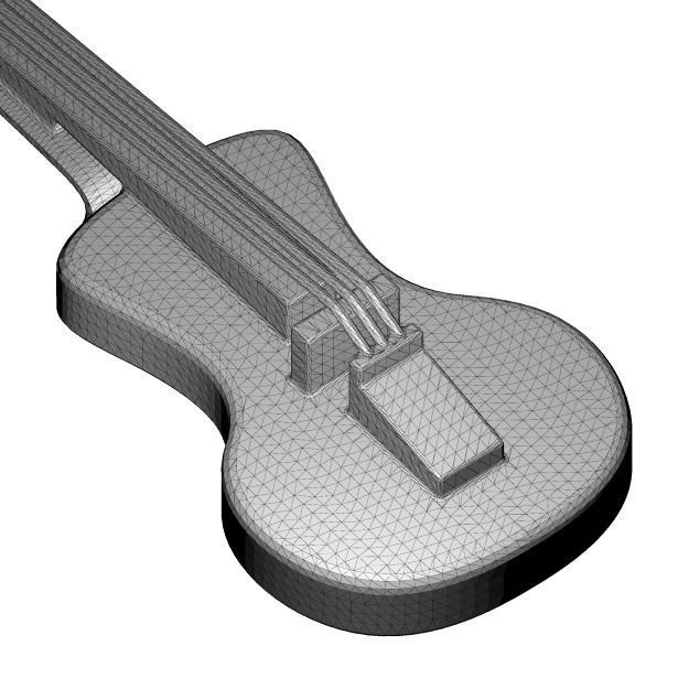 Classic Violin 3D print model_3