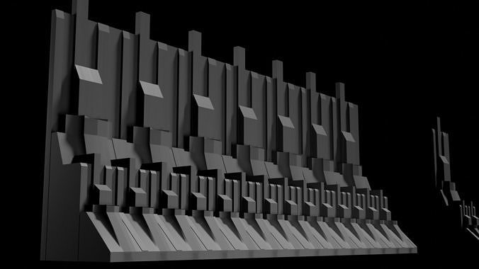 Dam or wall Free low-poly 3D model