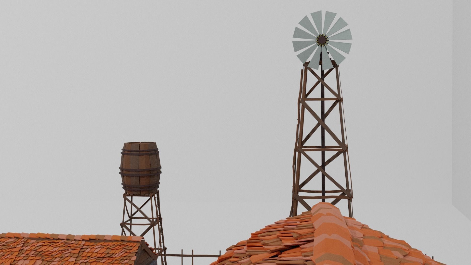 3D asset Poly Buildings -  Low Poly Assets Low-poly 3D model Low-poly 3D model_4