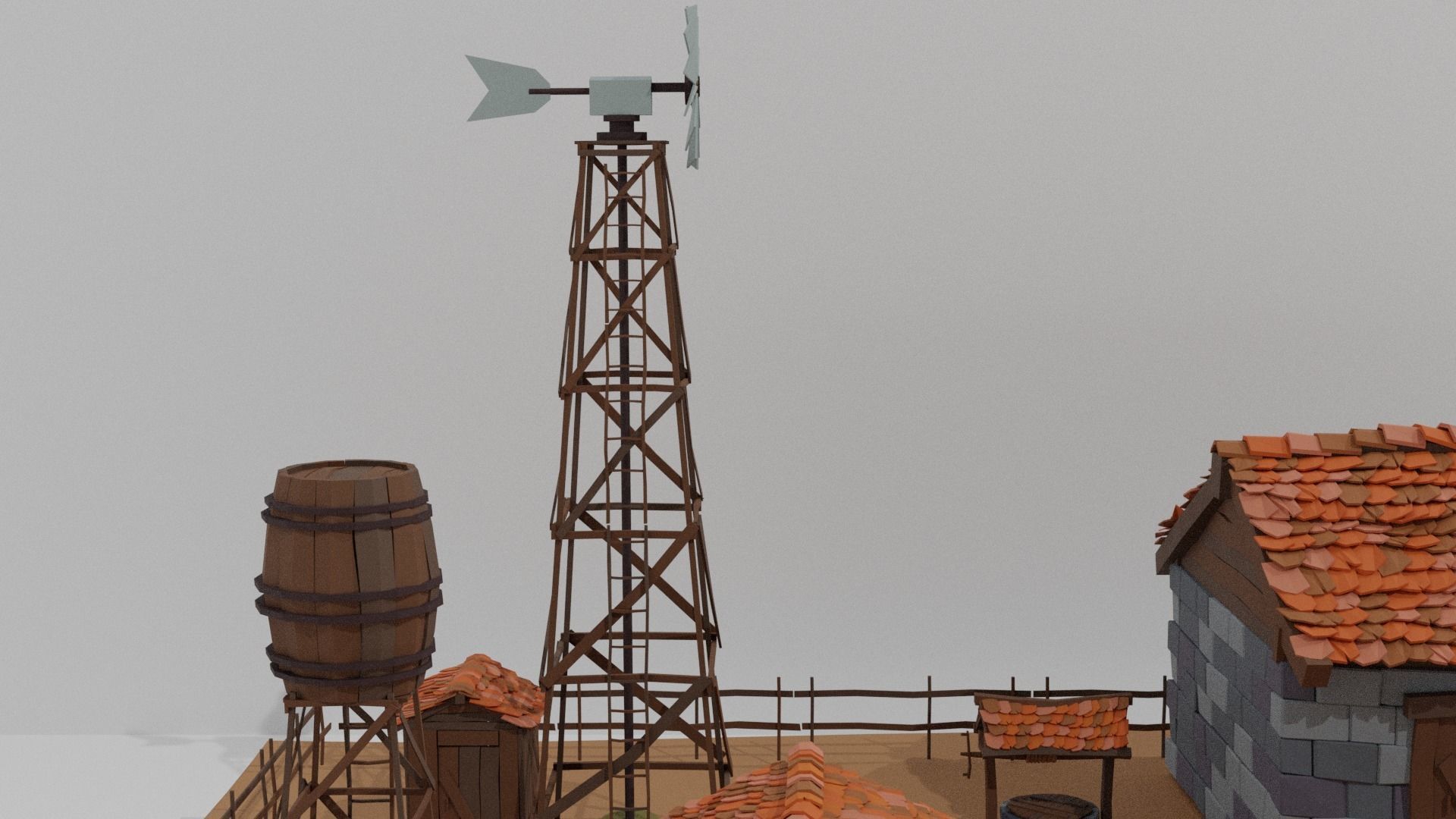 3D asset Poly Buildings -  Low Poly Assets Low-poly 3D model Low-poly 3D model_5