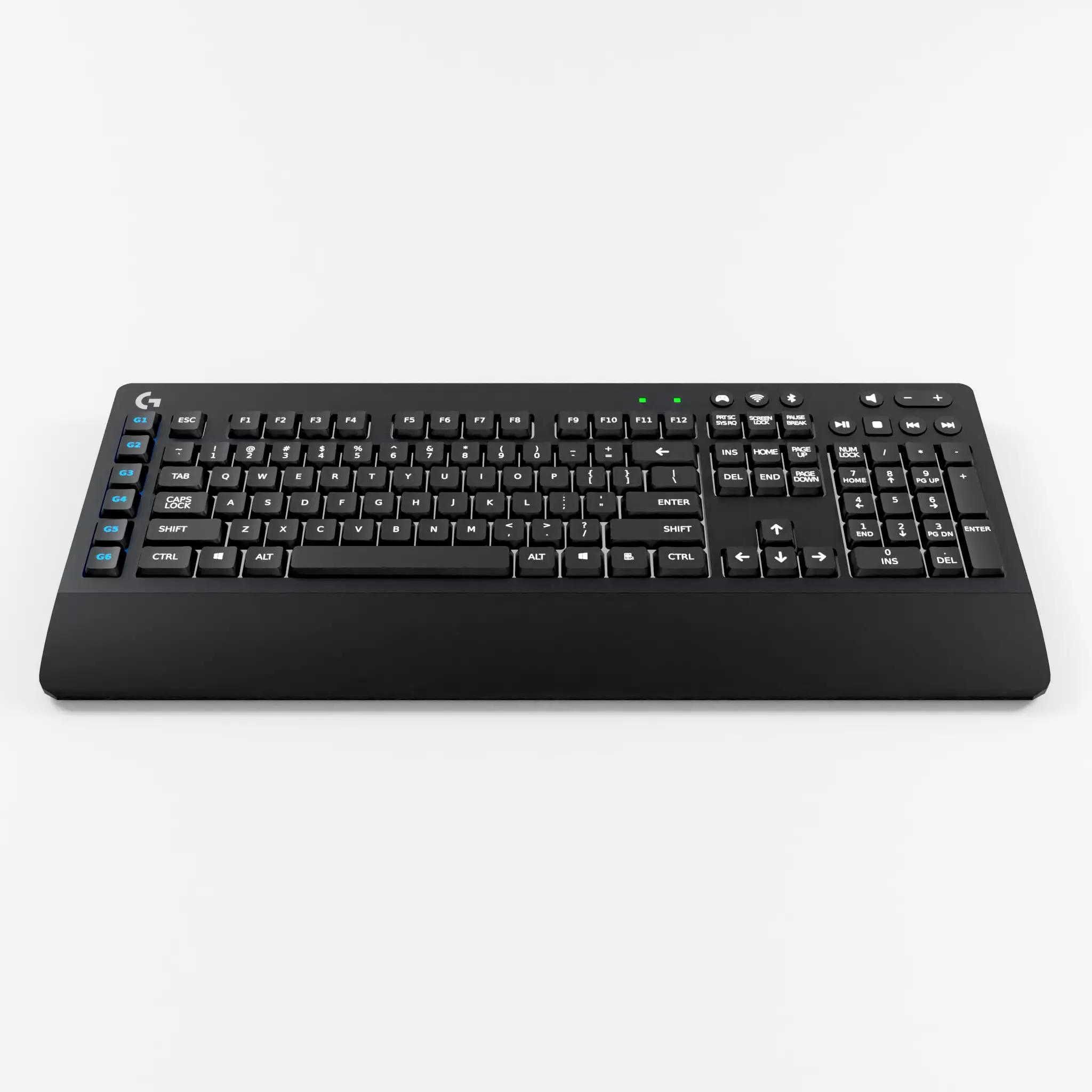 Logitech Gaming Keyboard Low-poly 3D model_0
