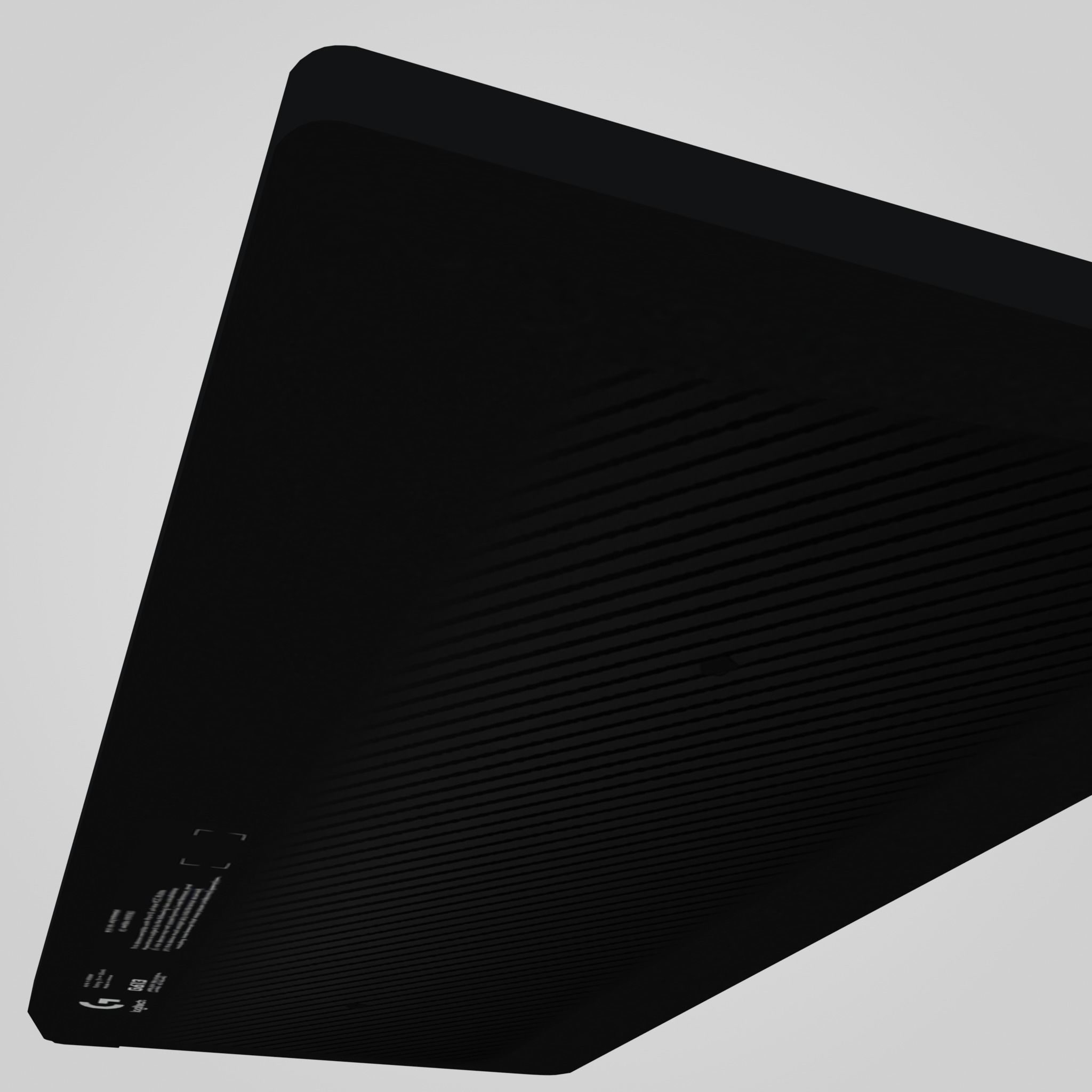 Logitech Gaming Keyboard Low-poly 3D model_26