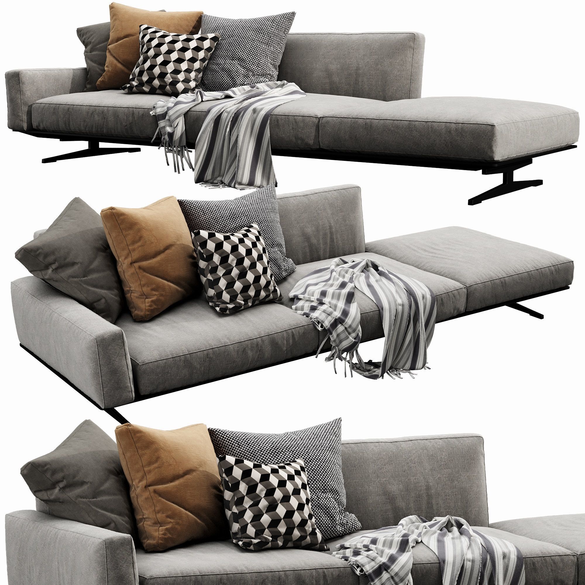 Flexform Soft Dream 3D model_3