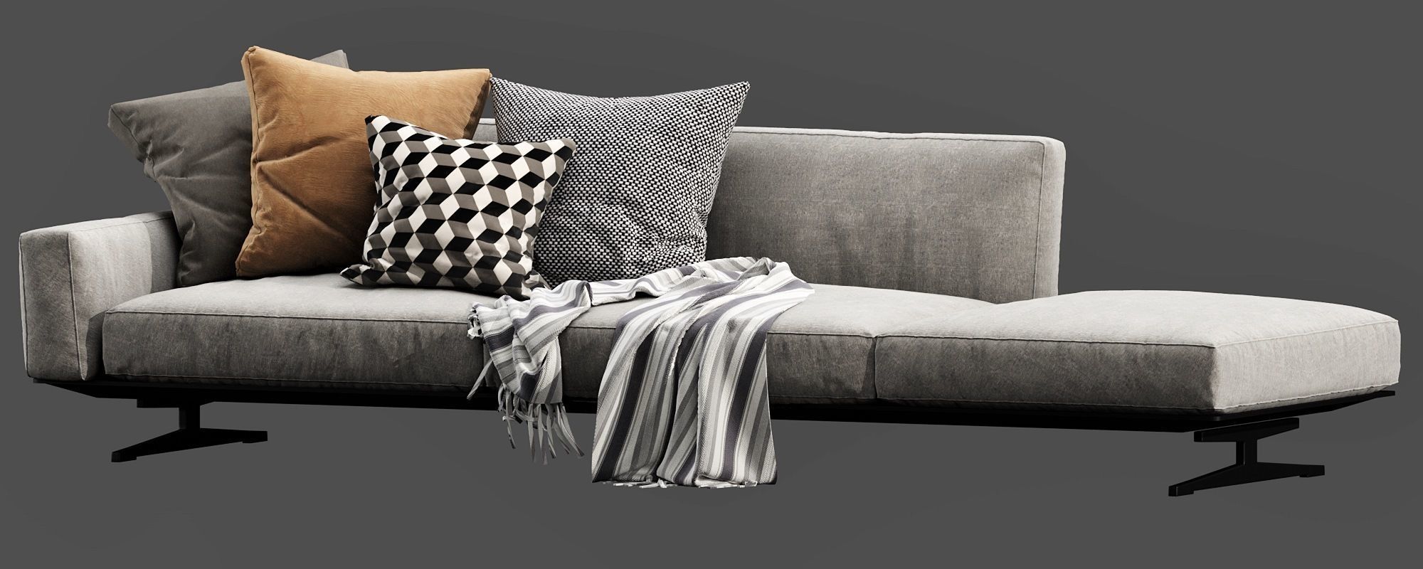 Flexform Soft Dream 3D model_11