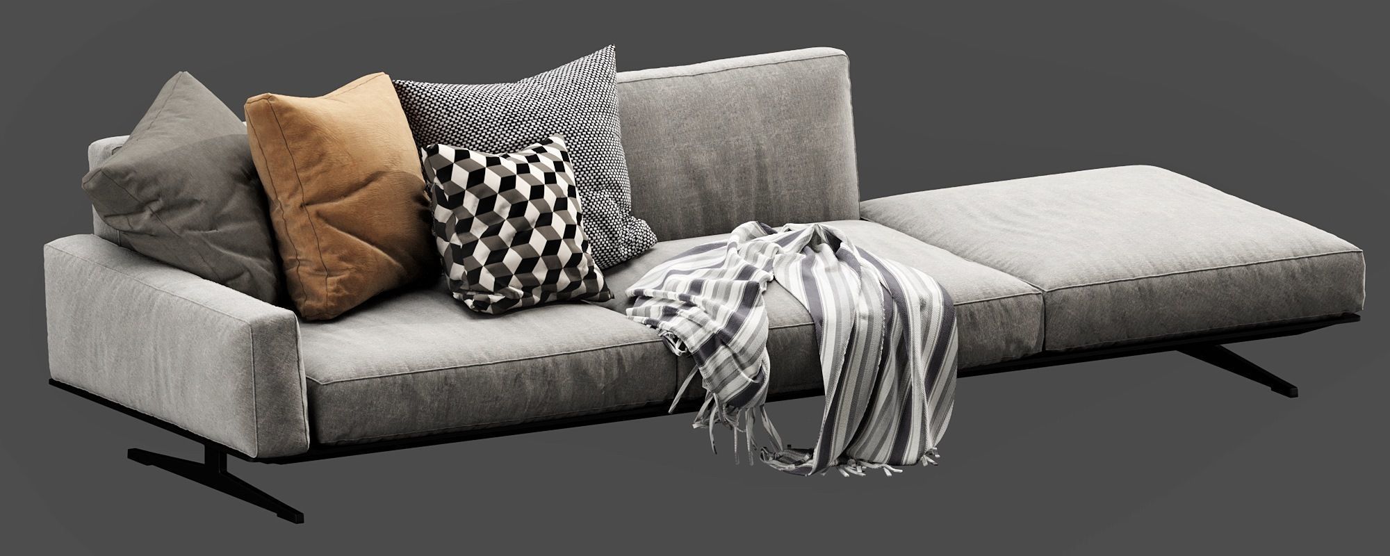 Flexform Soft Dream 3D model_12