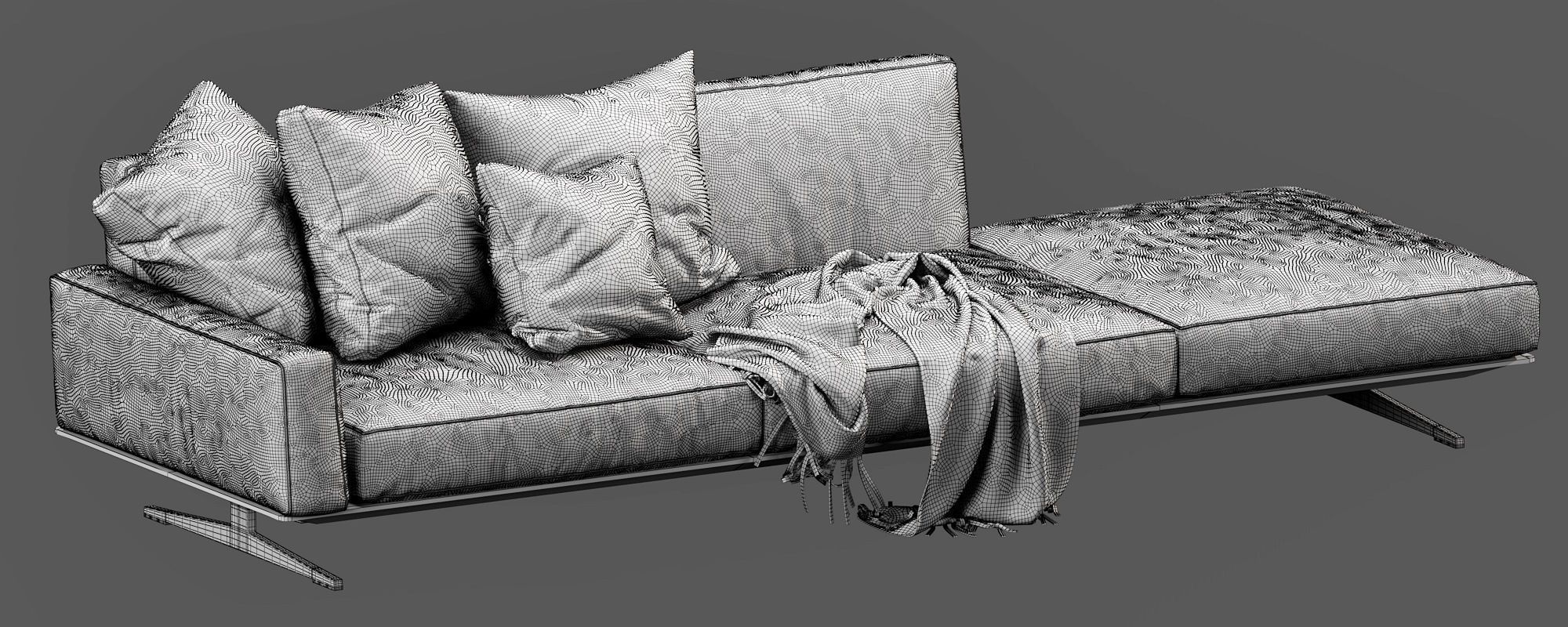 Flexform Soft Dream 3D model_14