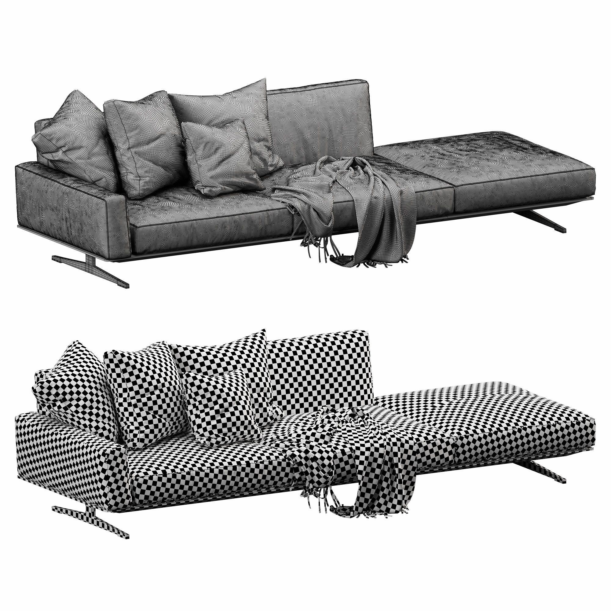 Flexform Soft Dream 3D model_5