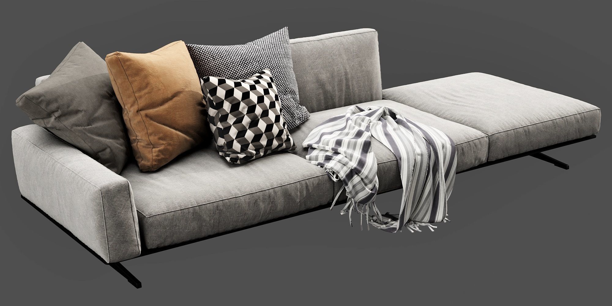 Flexform Soft Dream 3D model_8