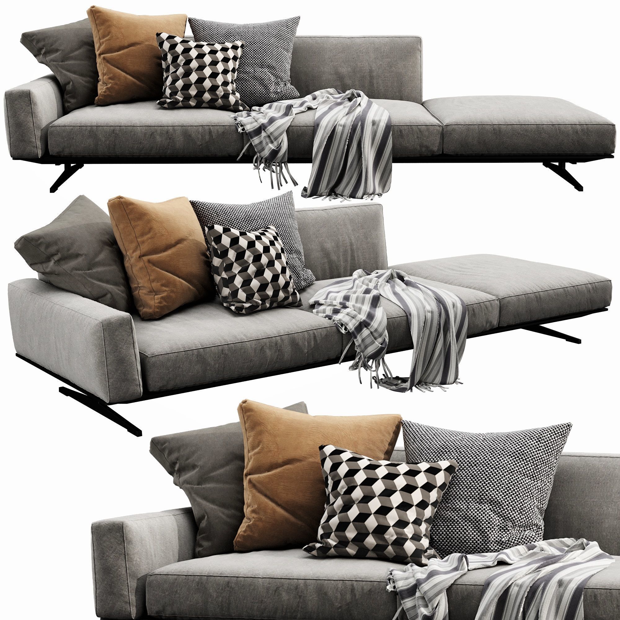 Flexform Soft Dream 3D model_1