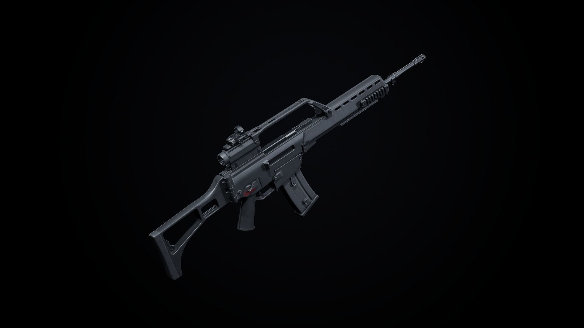 G36 Variants PBR Low-poly 3D model_3