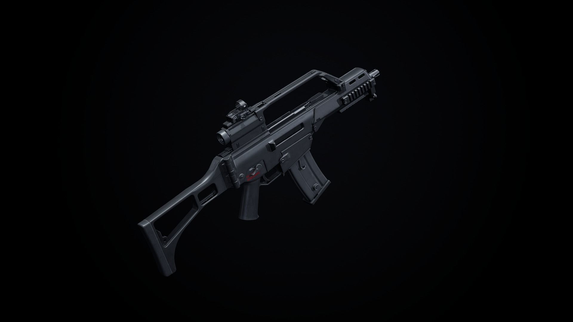 G36 Variants PBR Low-poly 3D model_2