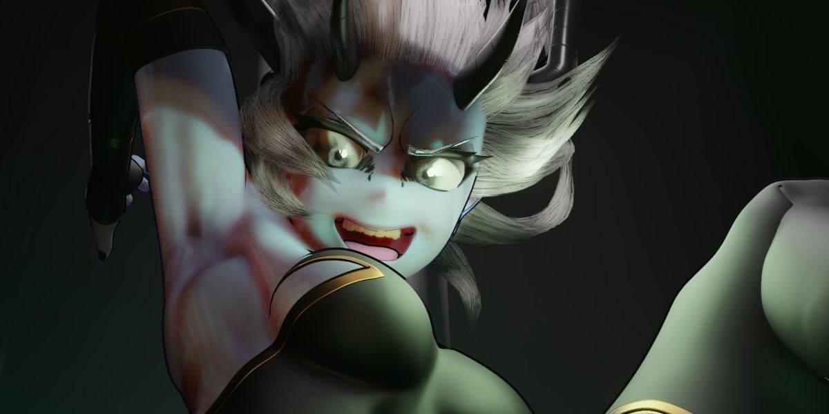 Demon Girl Beelzebub from Boushoku-Hi no Ken 3D model_3