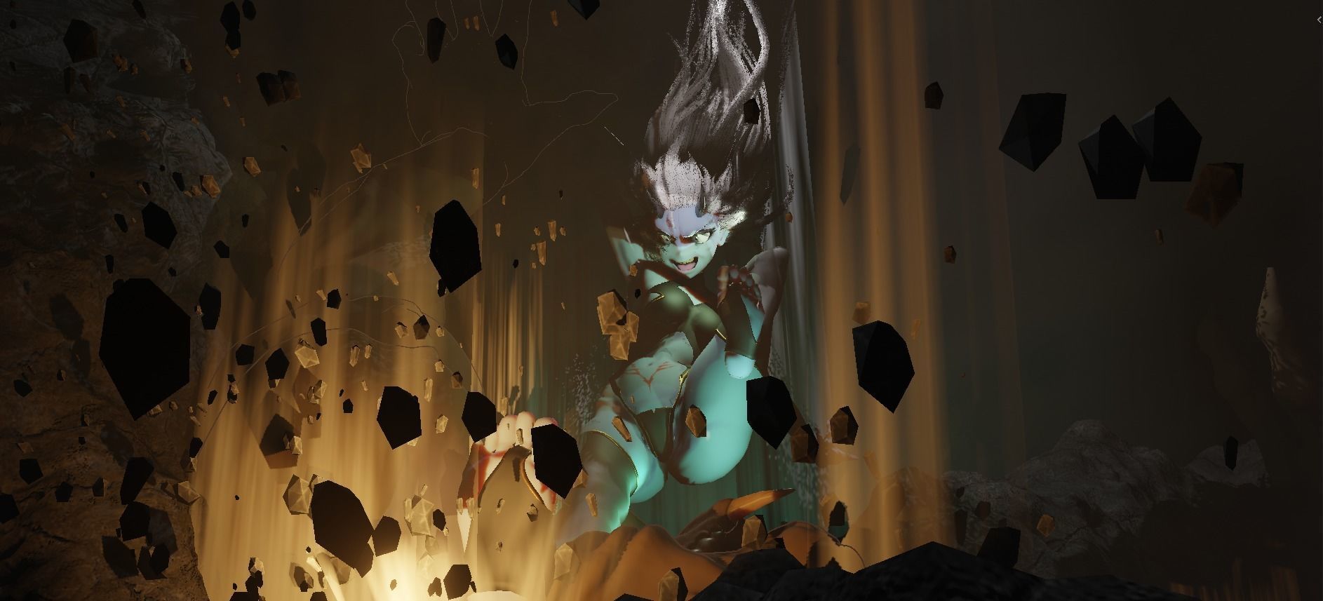 Demon Girl Beelzebub from Boushoku-Hi no Ken 3D model_2