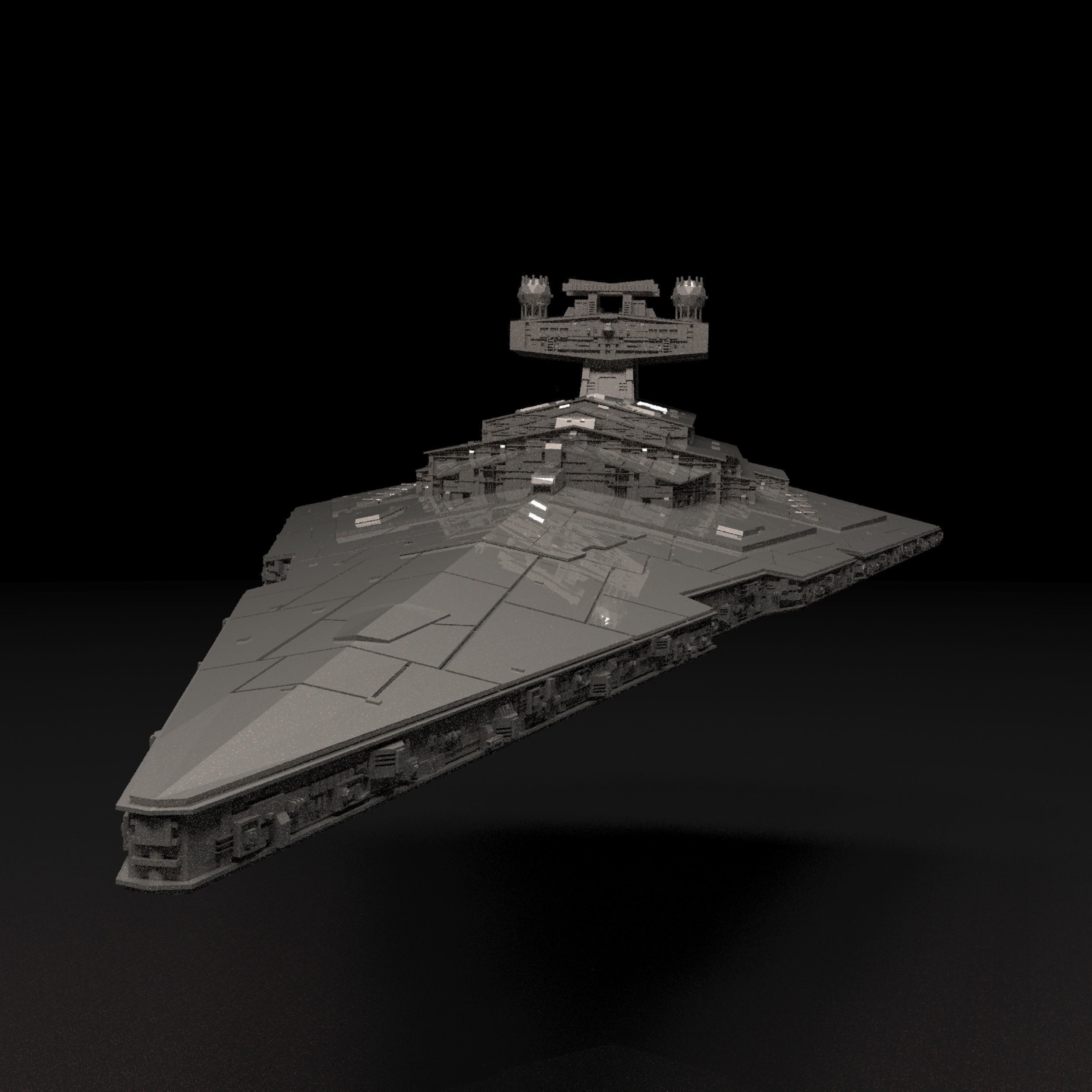 Star Wars Imperial Star Destroyer 3D Print Model Stl  3D print model_1