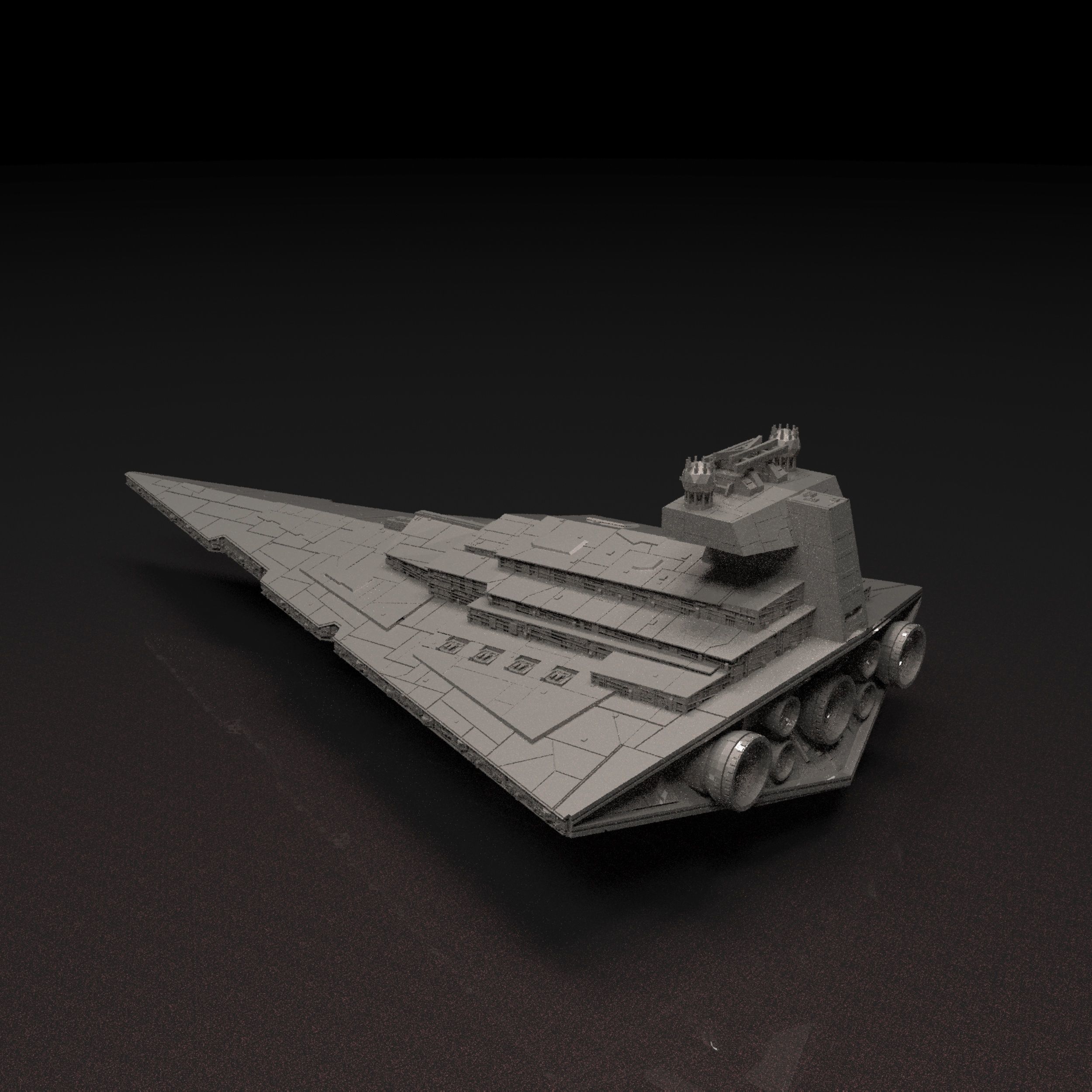Star Wars Imperial Star Destroyer 3D Print Model Stl  3D print model_14