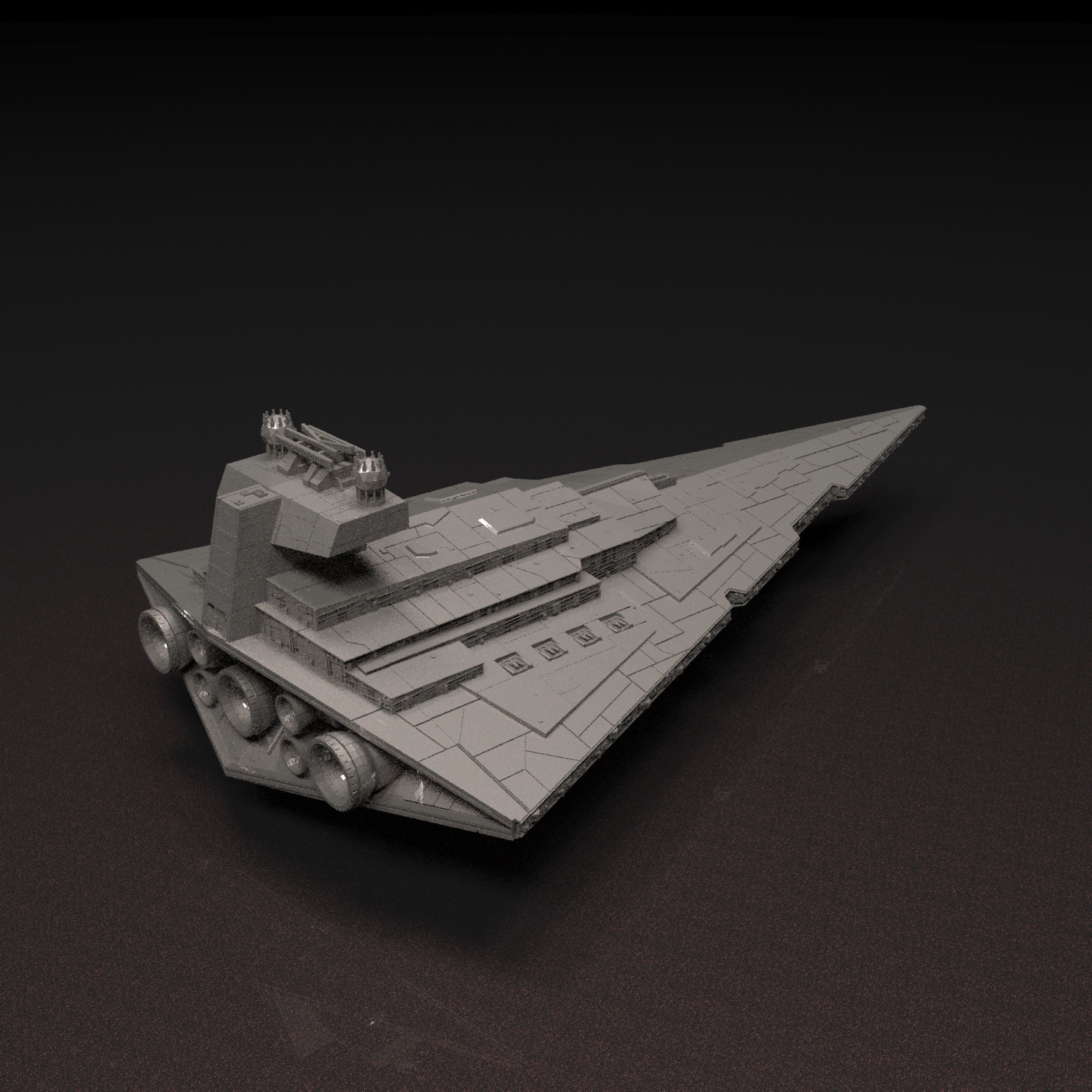 Star Wars Imperial Star Destroyer 3D Print Model Stl  3D print model_15