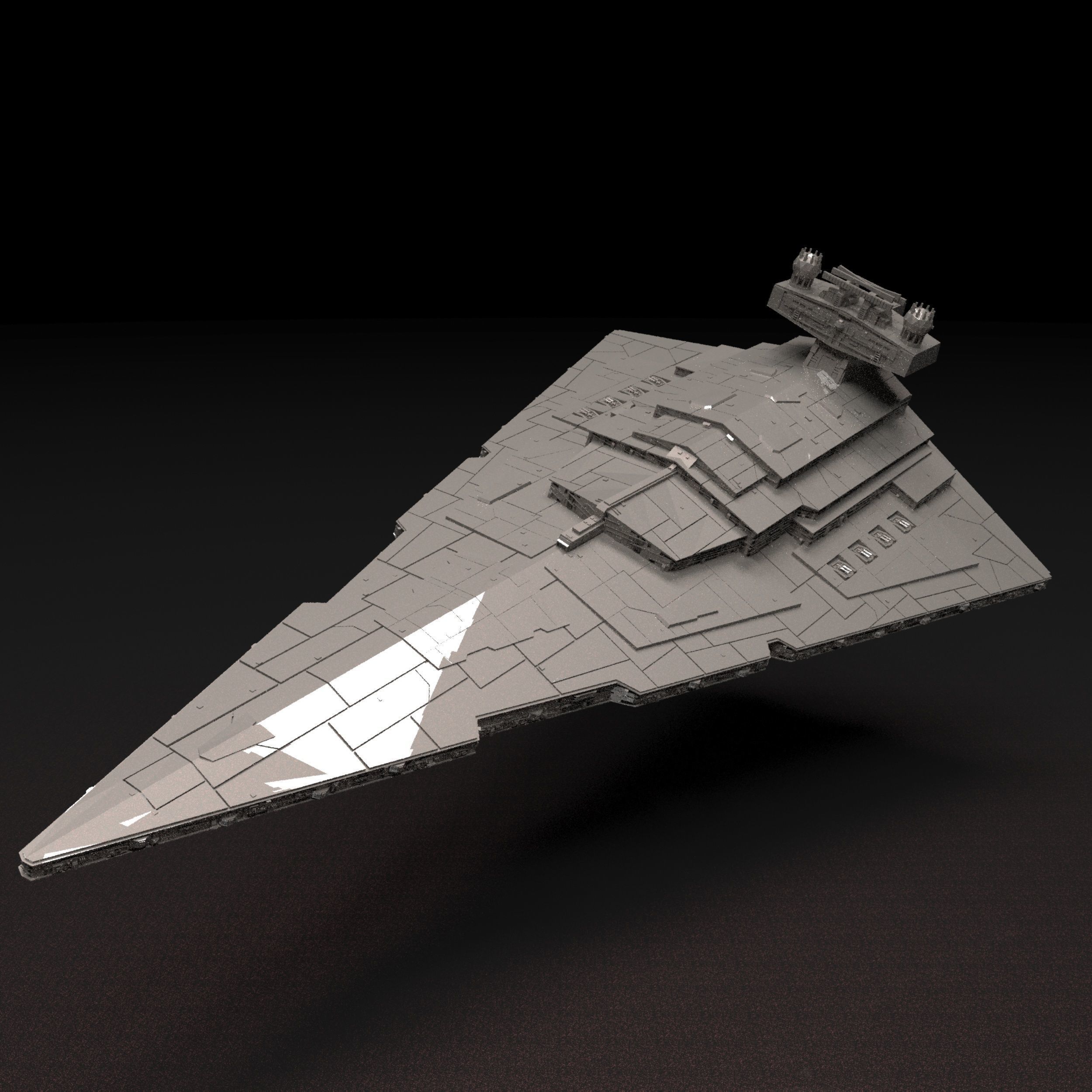Star Wars Imperial Star Destroyer 3D Print Model Stl  3D print model_10