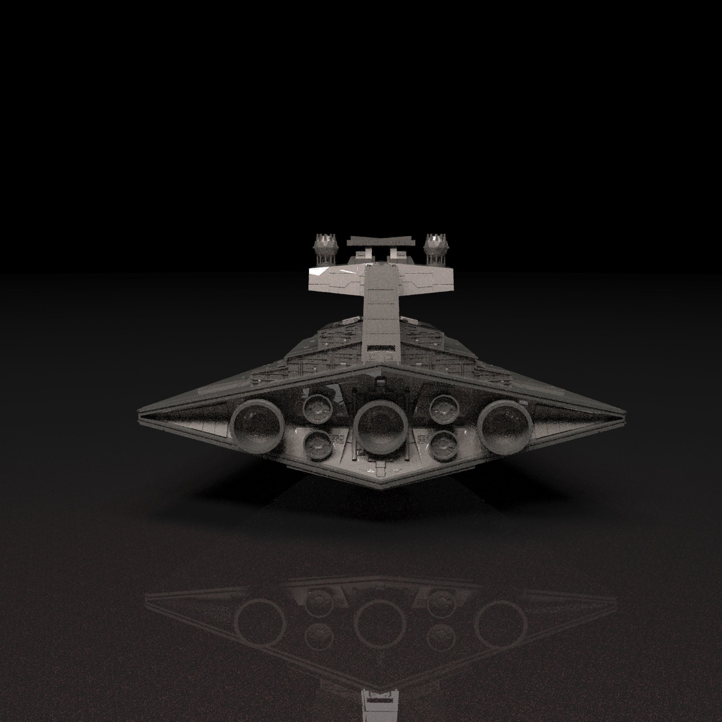 Star Wars Imperial Star Destroyer 3D Print Model Stl  3D print model_13