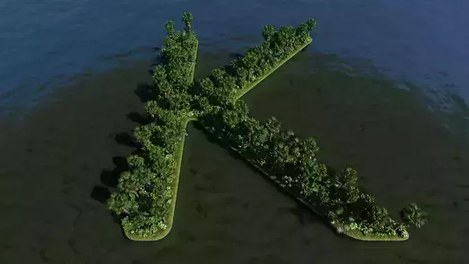K Alphabet Island