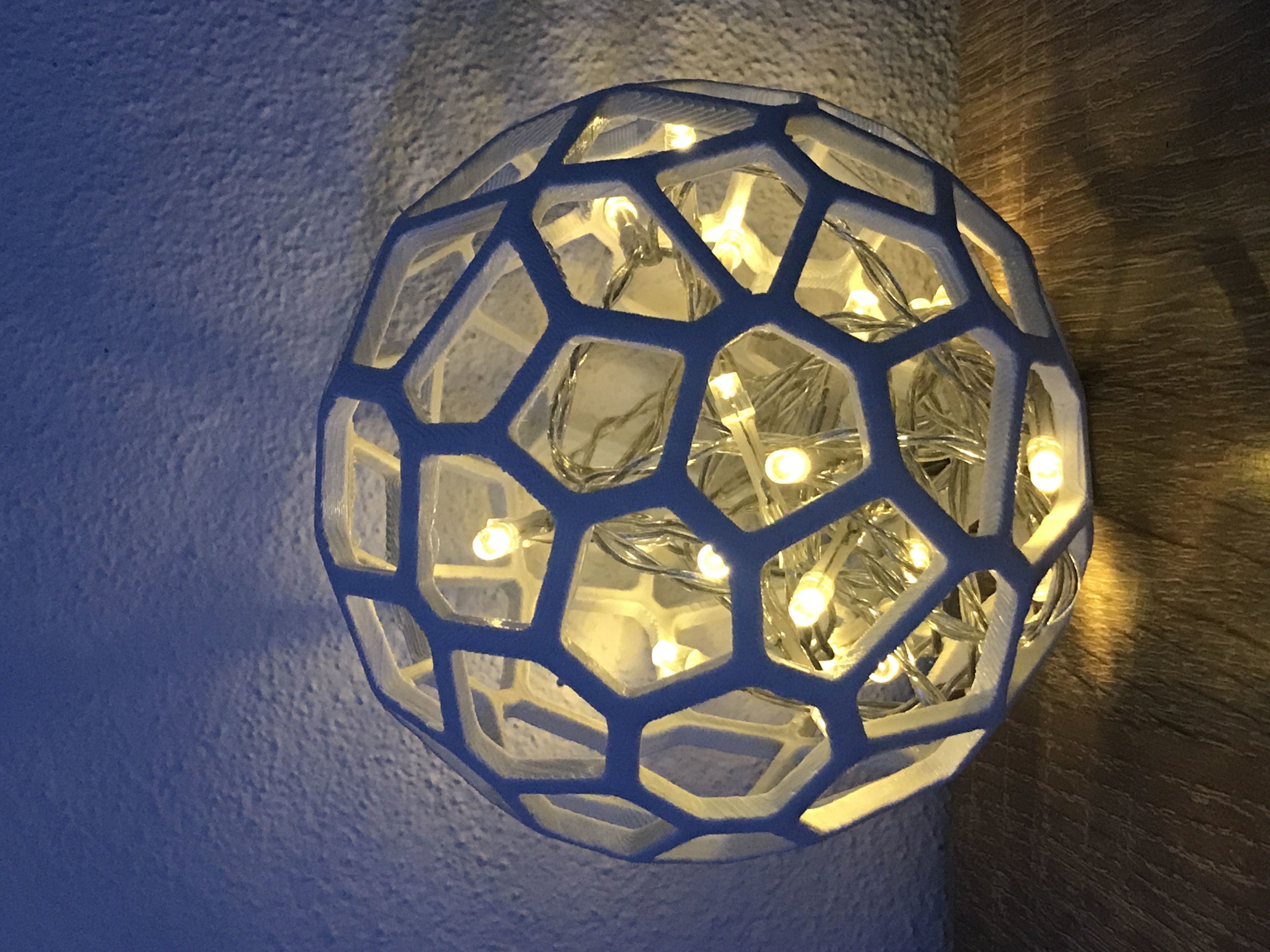 Voronoi Lamp - Generative design - 3D print model 3D print model_3