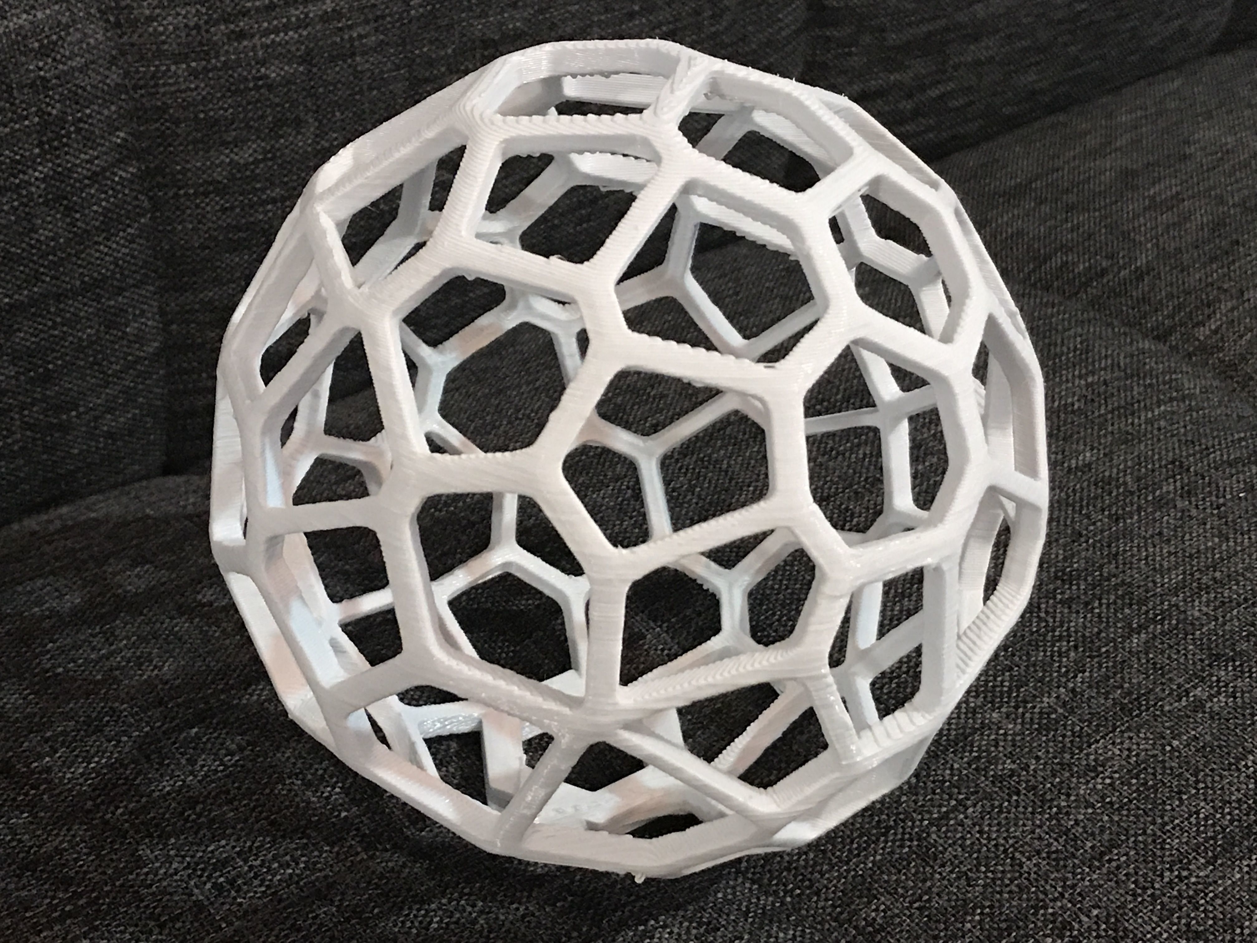 Voronoi Lamp - Generative design - 3D print model 3D print model_2