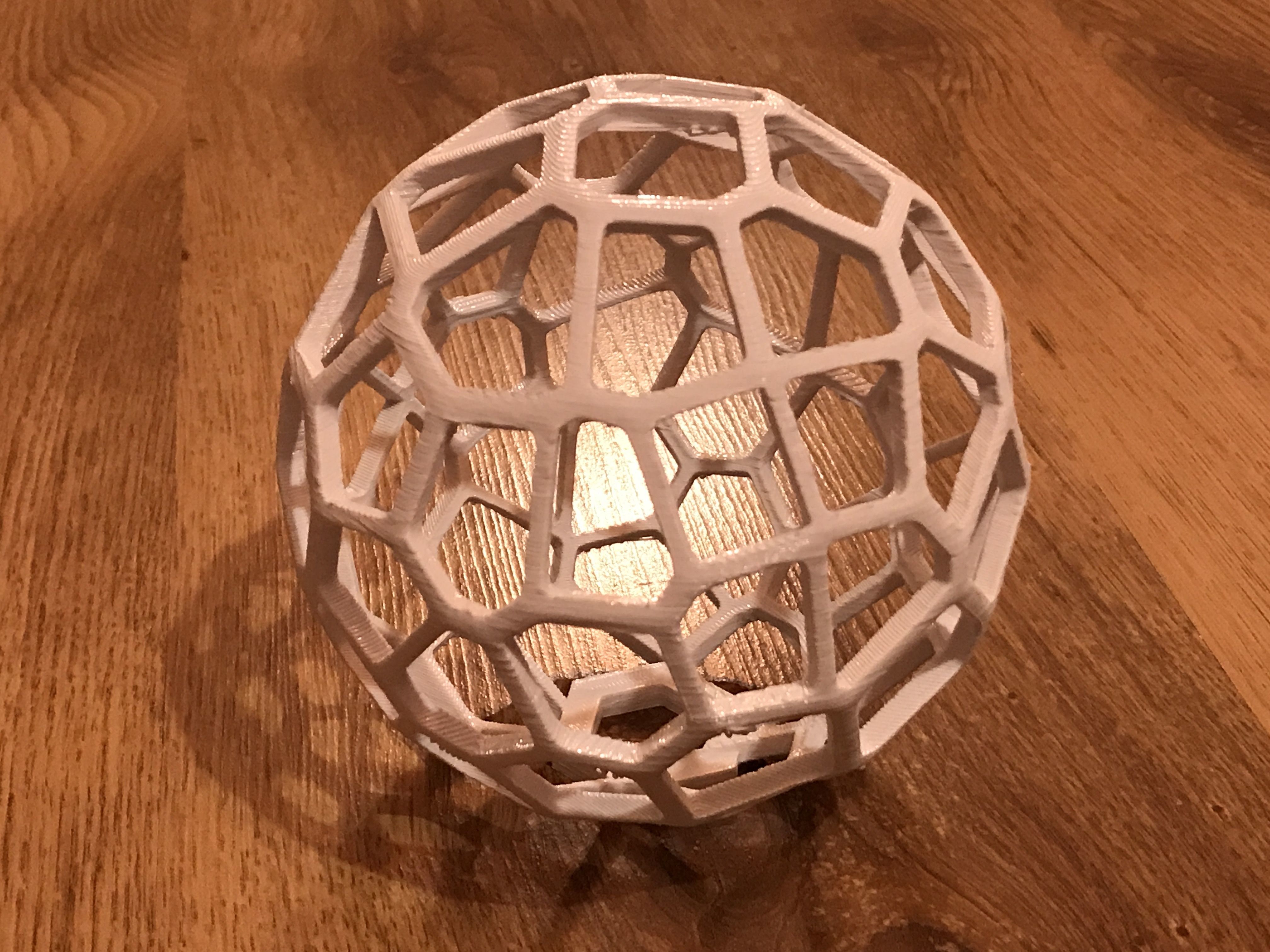 Voronoi Lamp - Generative design - 3D print model 3D print model_8