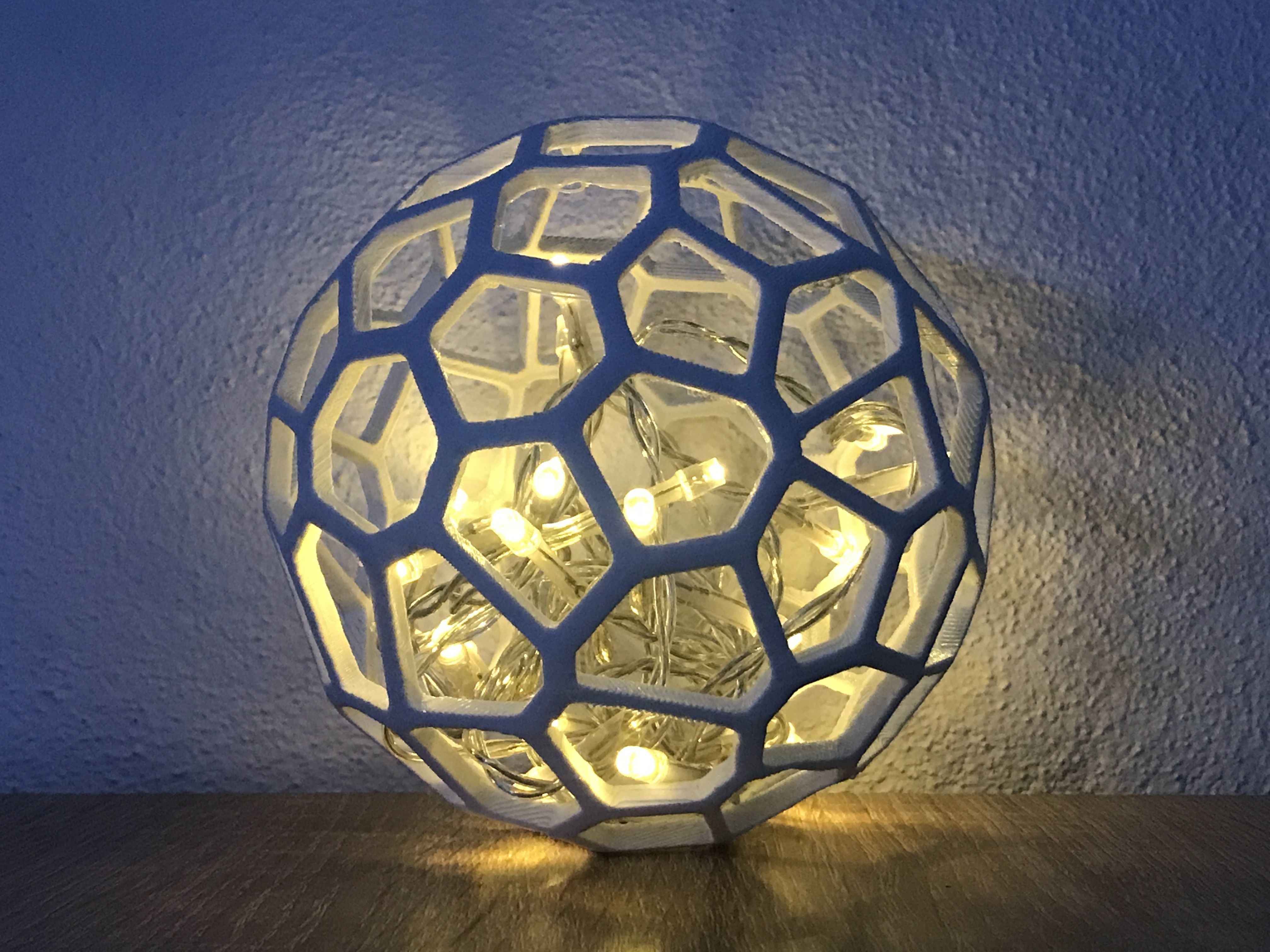 Voronoi Lamp - Generative design - 3D print model 3D print model_5