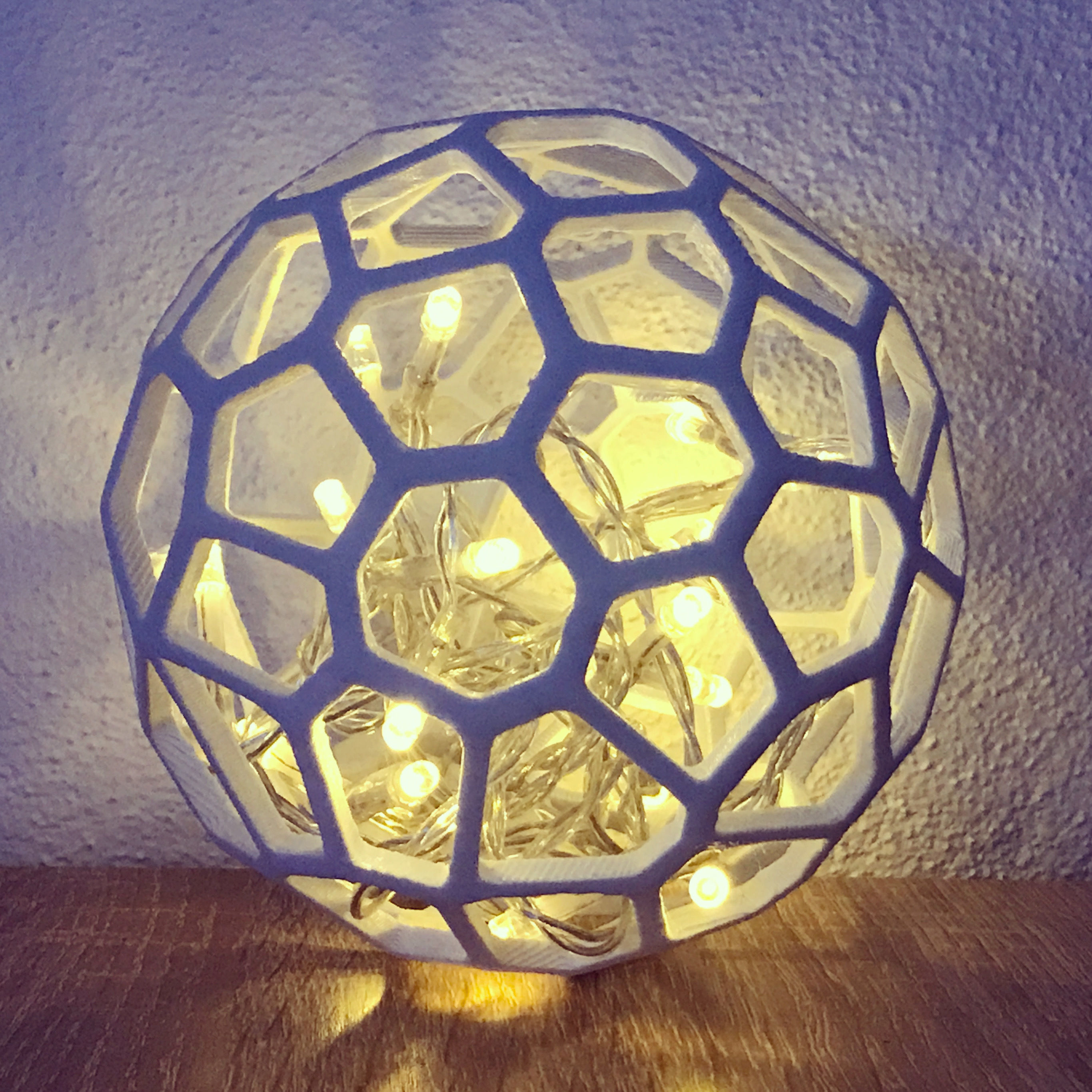 Voronoi Lamp - Generative design - 3D print model 3D print model_10