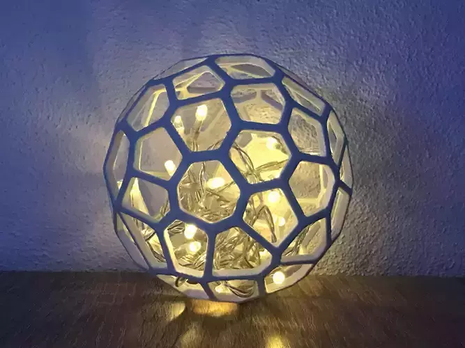 Voronoi Lamp - Generative design - 3D print model