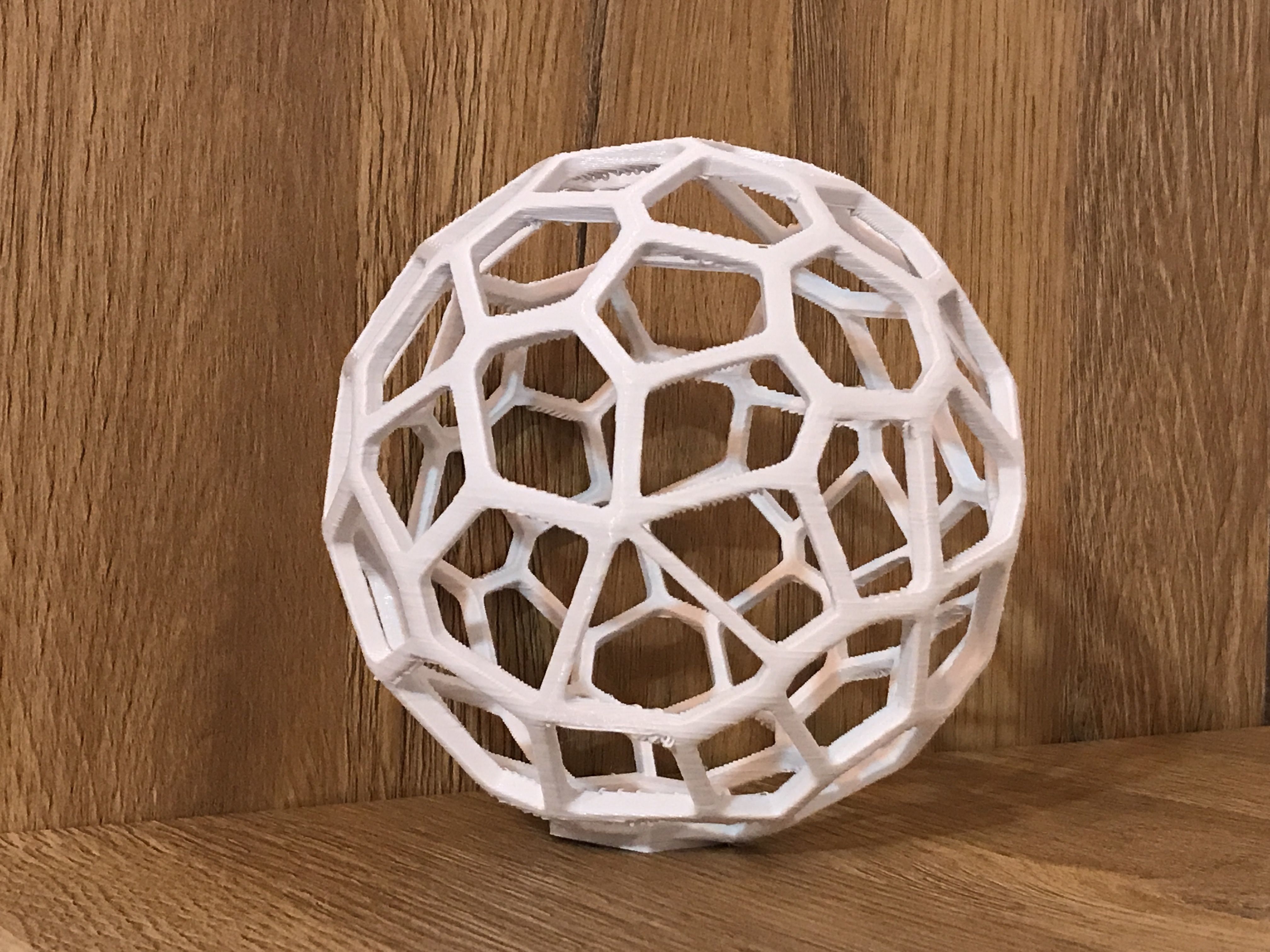Voronoi Lamp - Generative design - 3D print model 3D print model_4