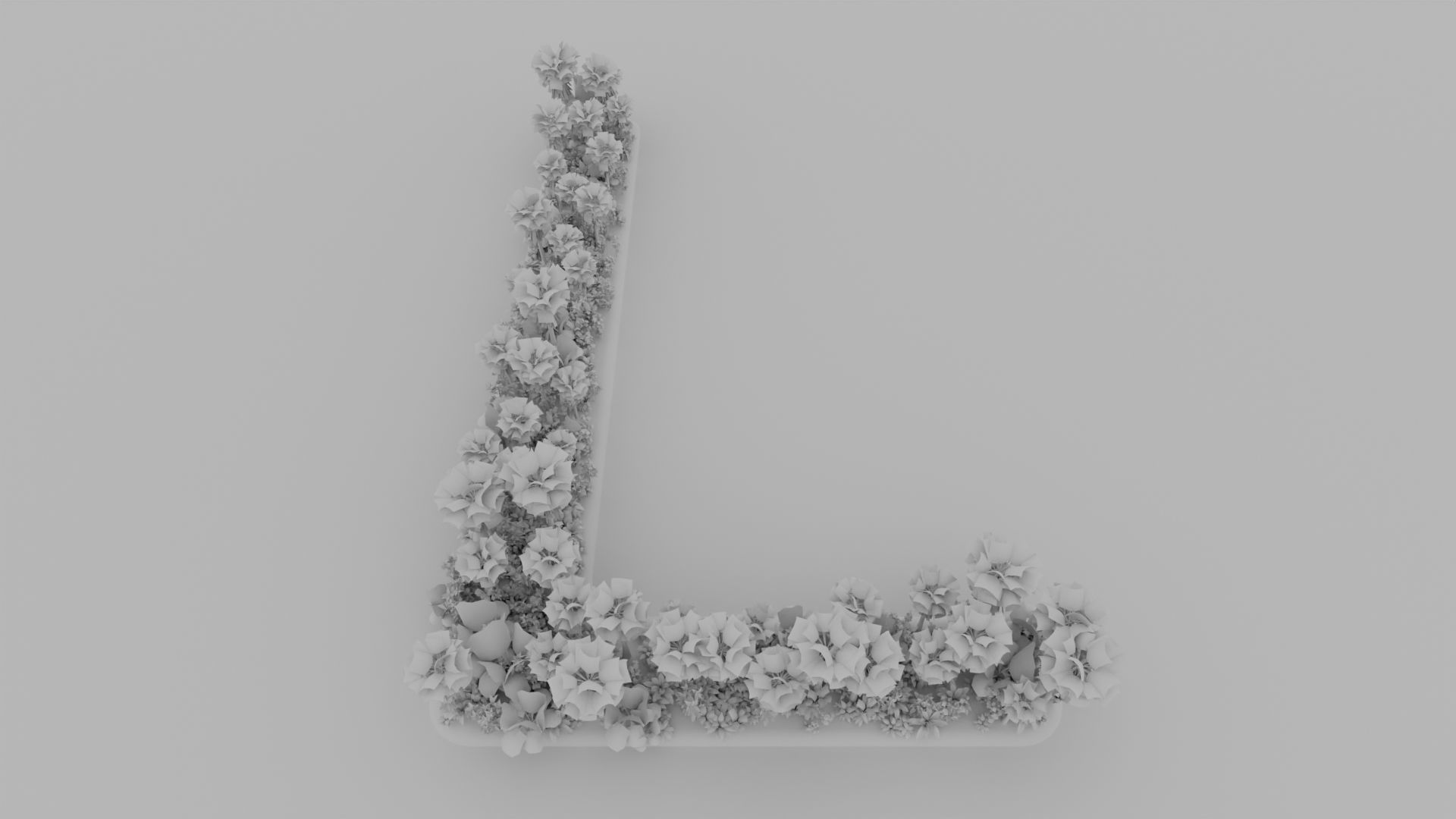 L Alphabet Island 3D model_4