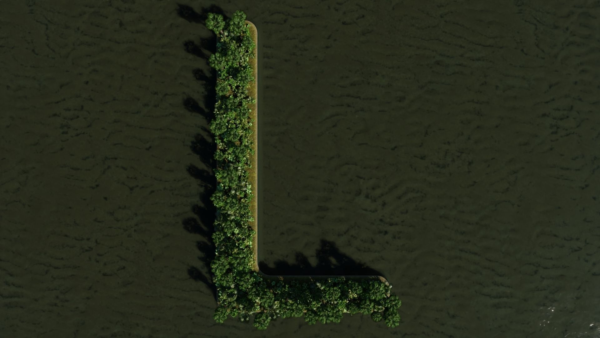 L Alphabet Island 3D model_1