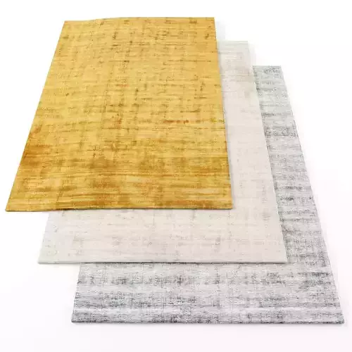 Rugs-996 three rugs Low-poly 3D model
