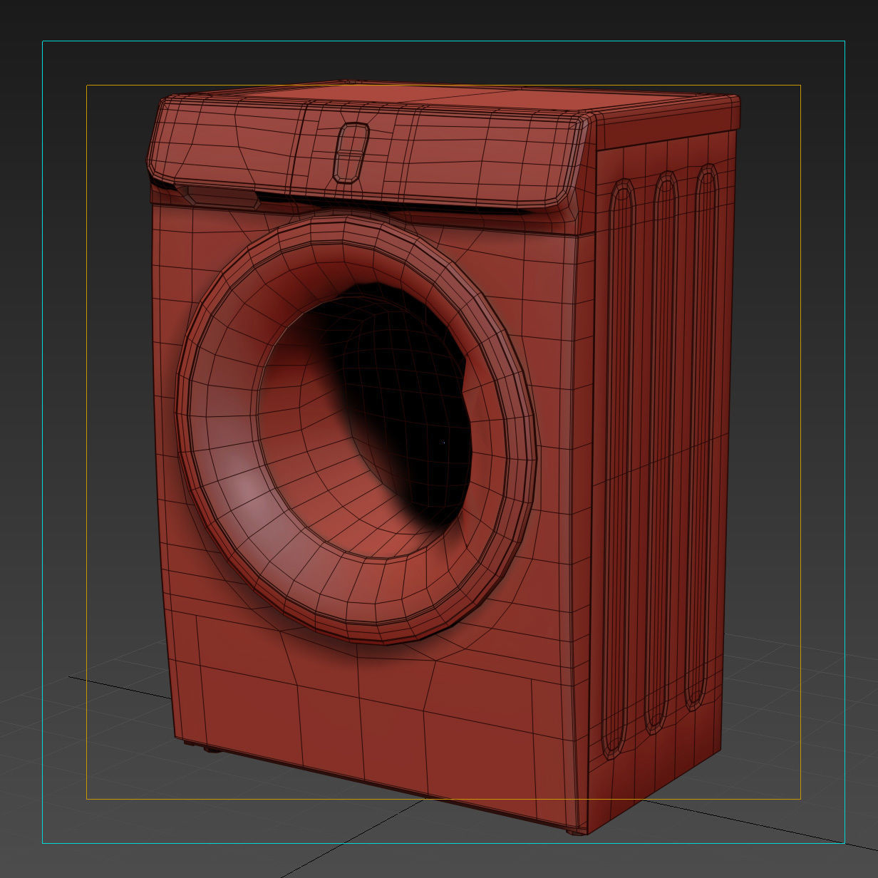  Washing machine Samsung WW80K52E61W 3D model_4