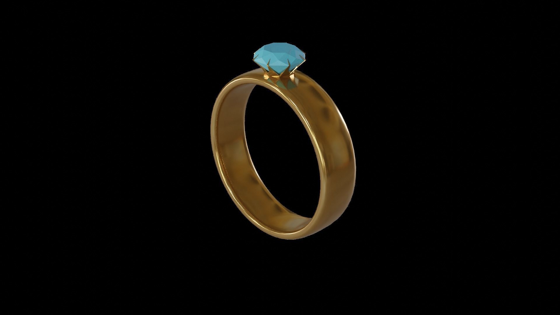 Luxury Ring 3D model_6