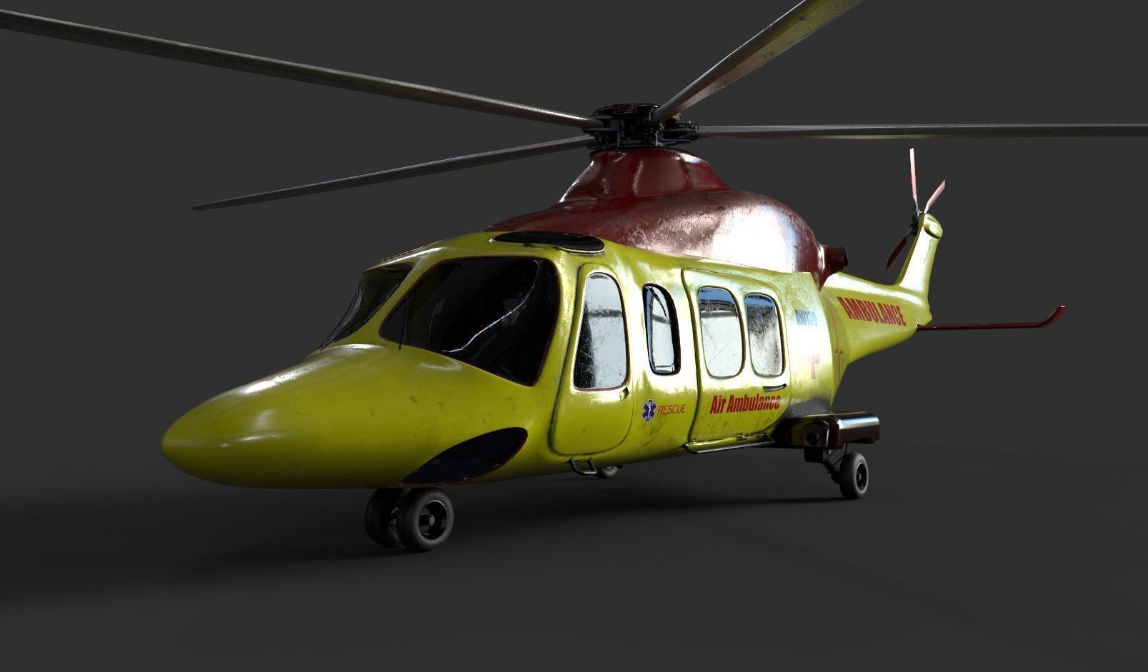 AgustaWestland AW139 Two skins model Low-poly 3D model_25