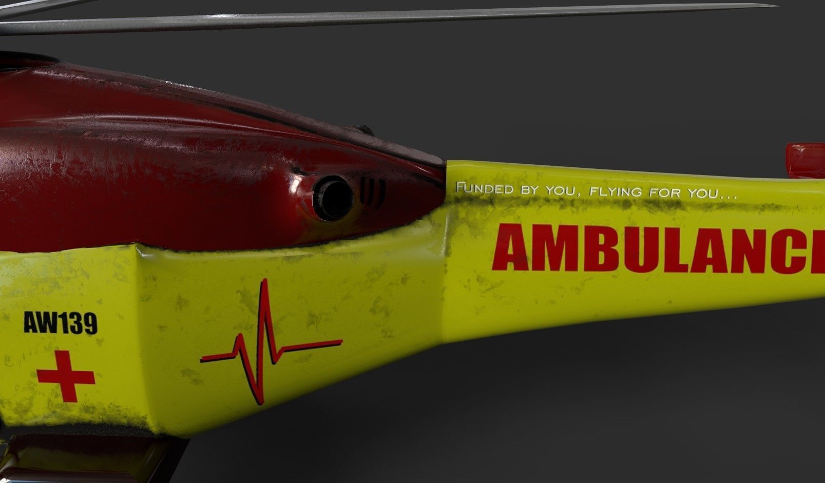 AgustaWestland AW139 Two skins model Low-poly 3D model_27