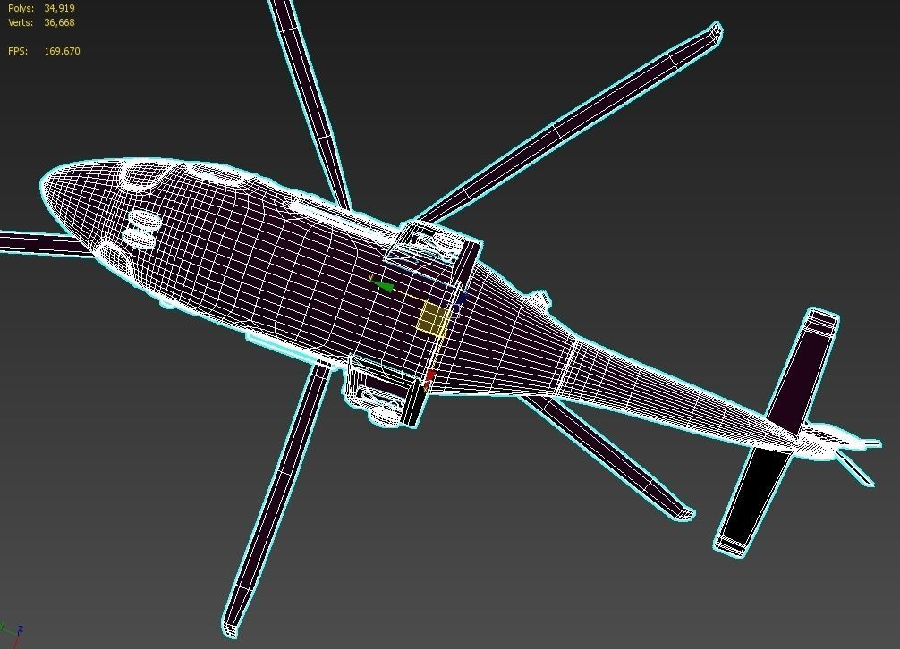 AgustaWestland AW139 Two skins model Low-poly 3D model_34