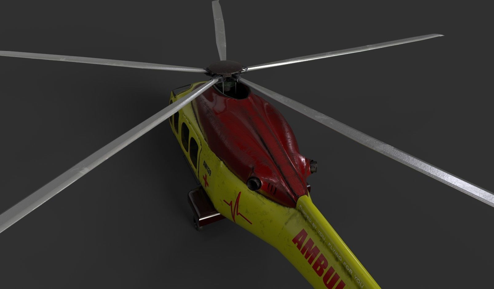 AgustaWestland AW139 Two skins model Low-poly 3D model_31