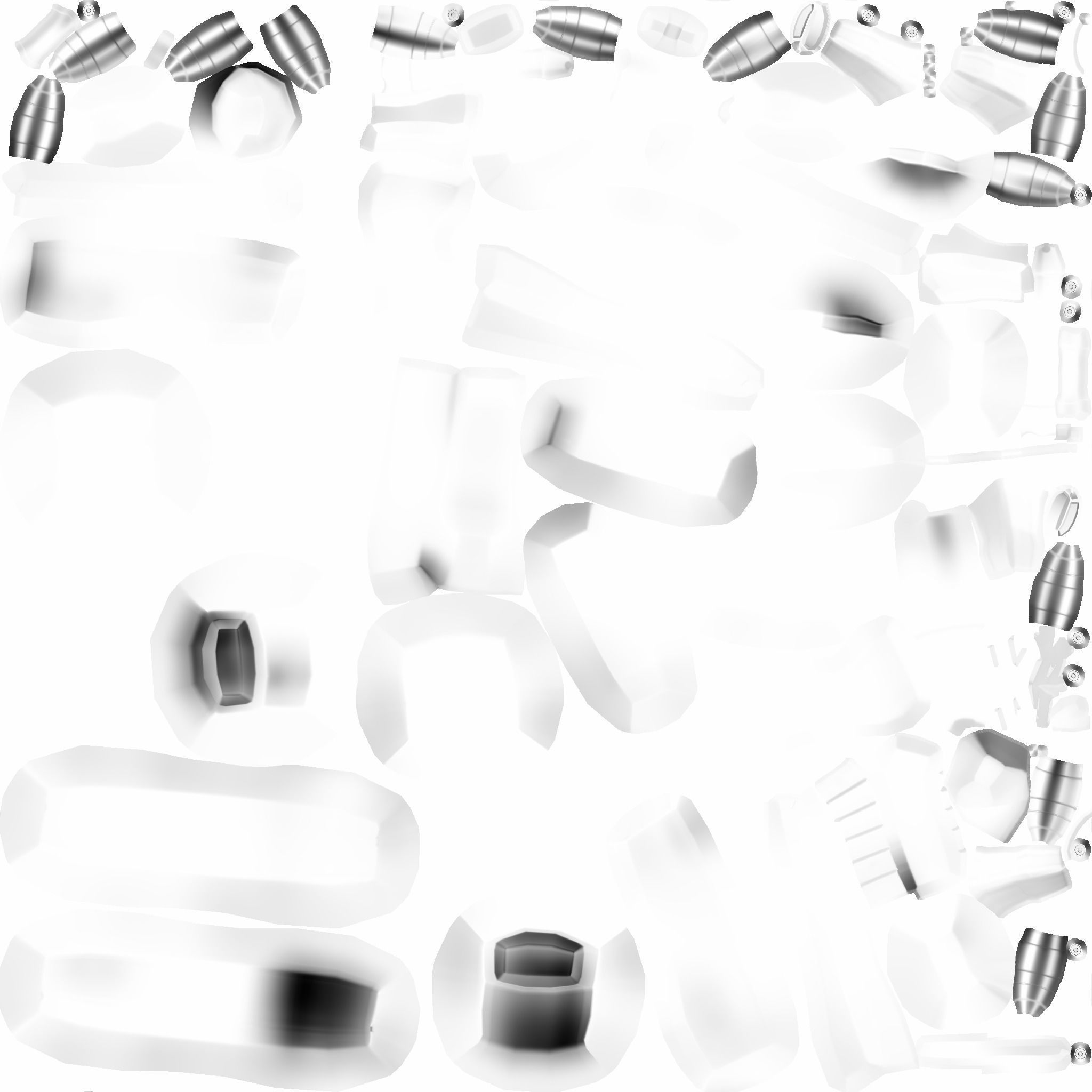 Sci-Fi Negev - Desert - -Machine Gun - Weaponry Low-poly 3D model_24