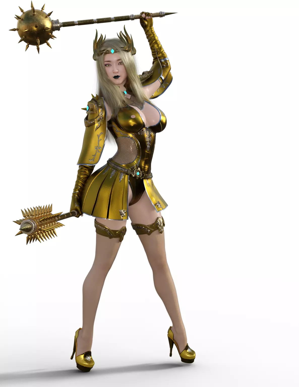 Chinese Imperial Warrior 3D model_0