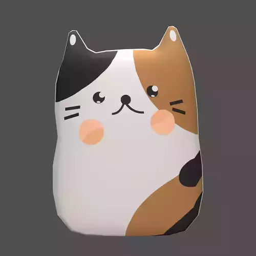 Plush Cat Free 3D model