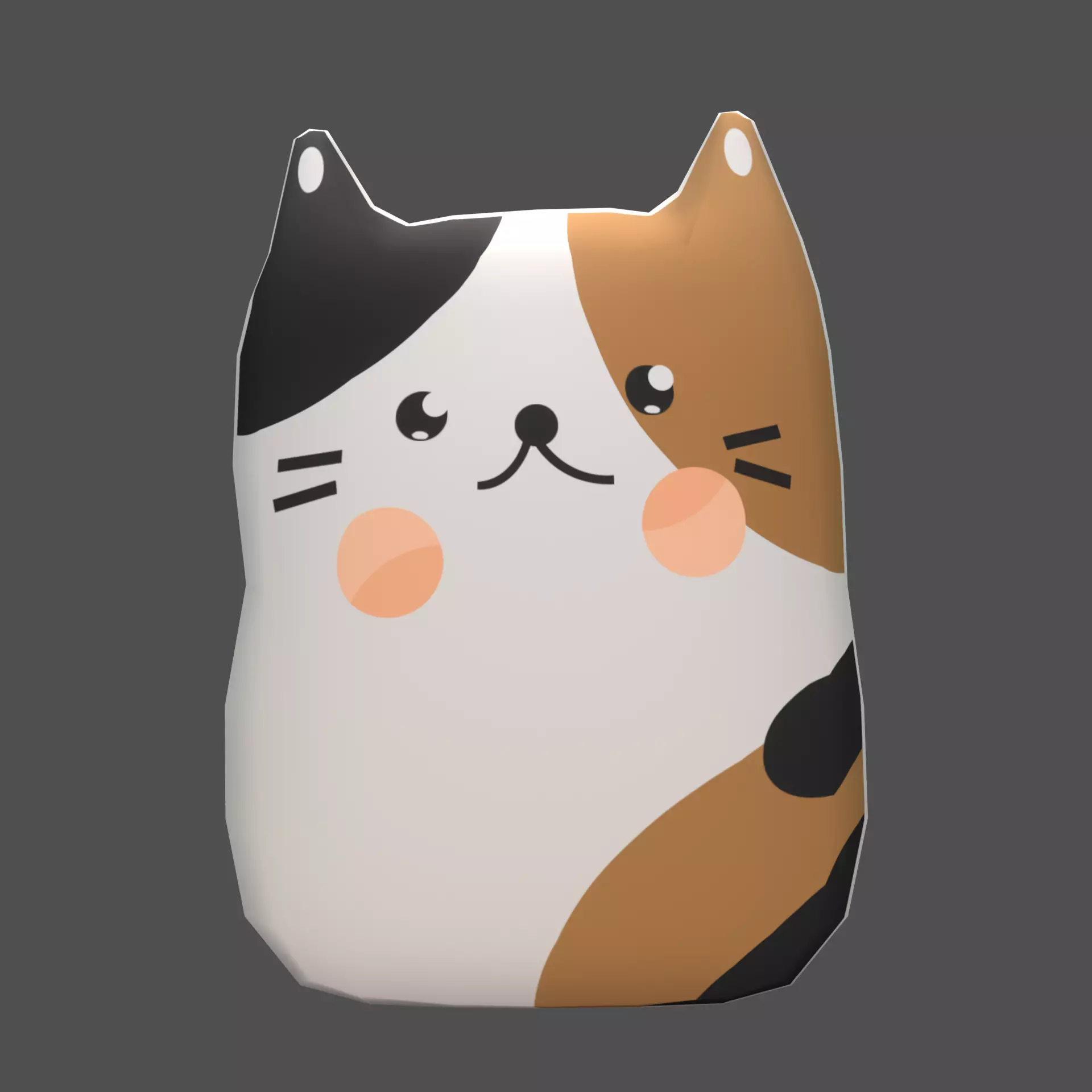 Plush Cat Free 3D model_0