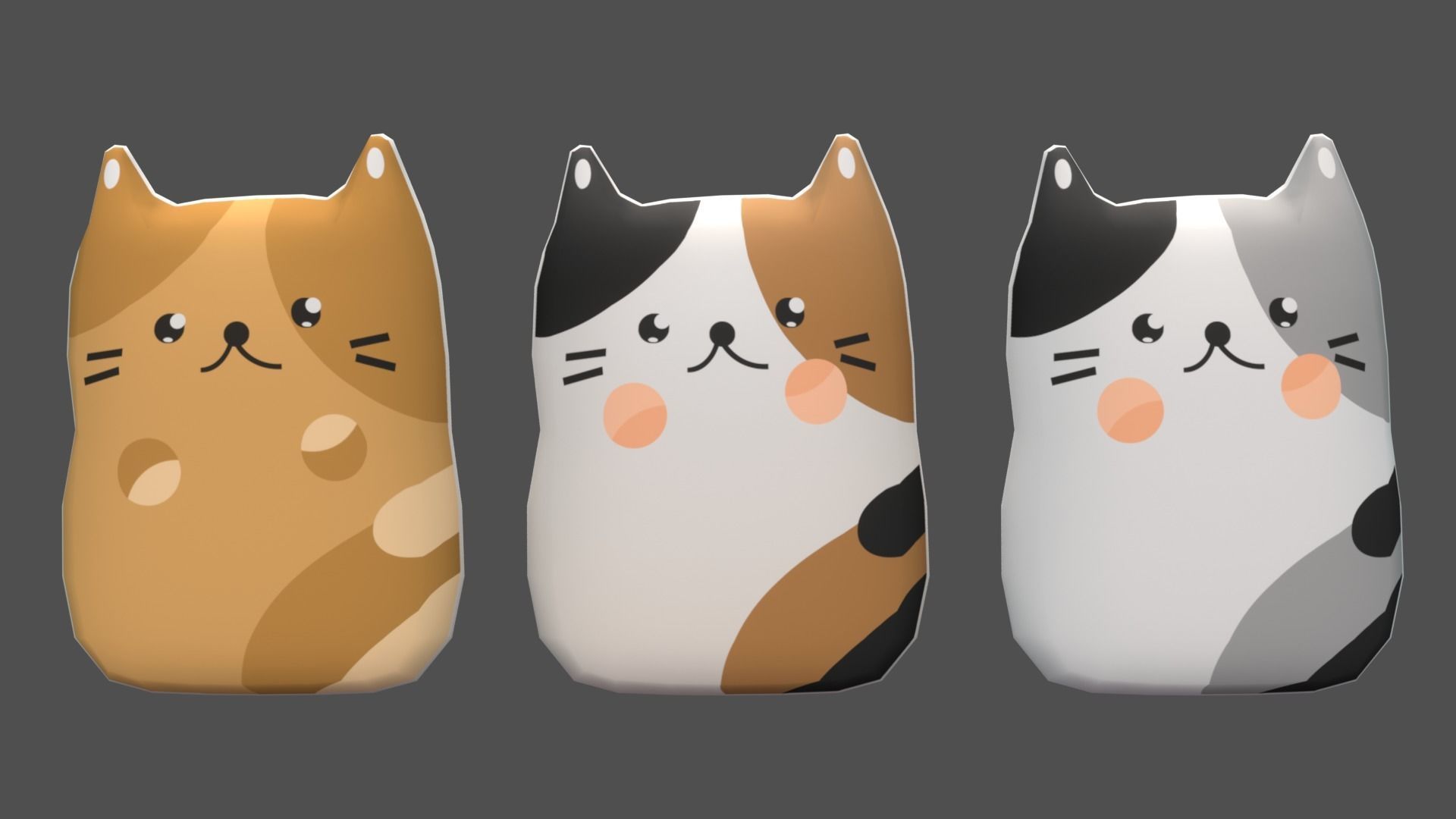 Plush Cat Free 3D model_12