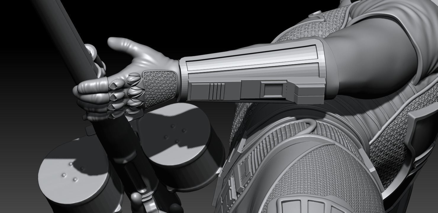Cara Dune the Mandalorian Season 2 3D print model_5