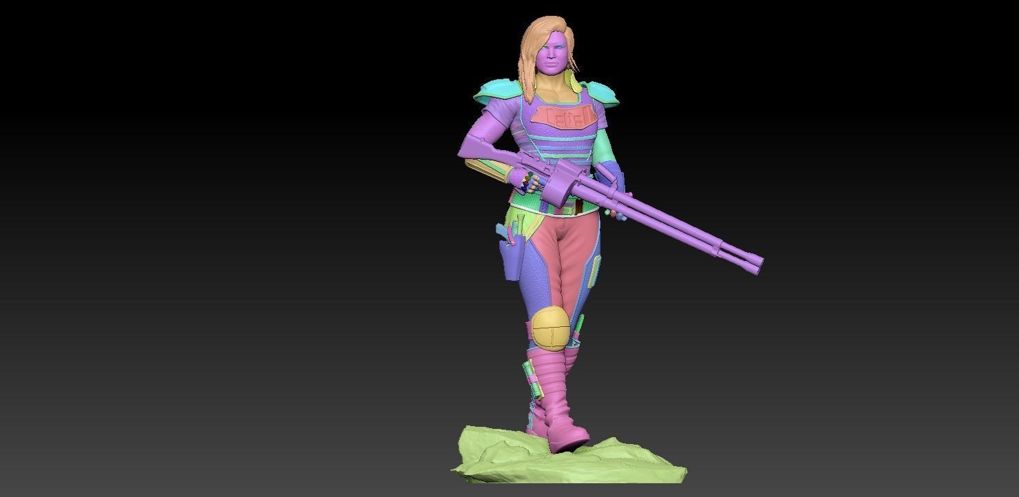 Cara Dune the Mandalorian Season 2 3D print model_15